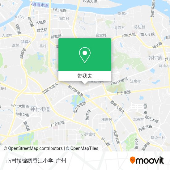 南村镇锦绣香江小学地图