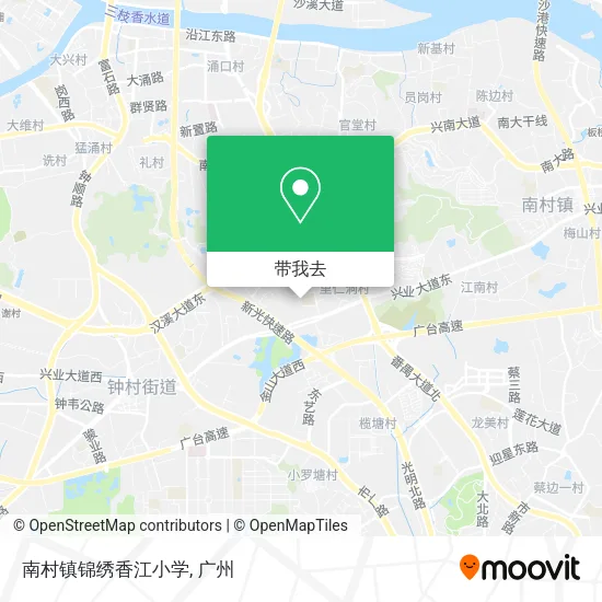 南村镇锦绣香江小学地图