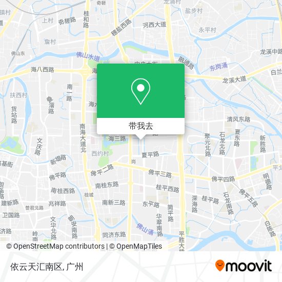 依云天汇南区地图