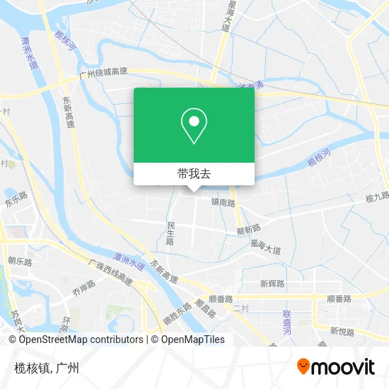 榄核镇地图