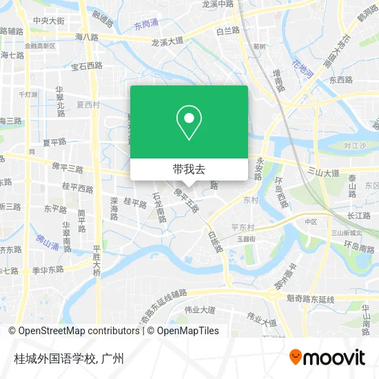 桂城外国语学校地图