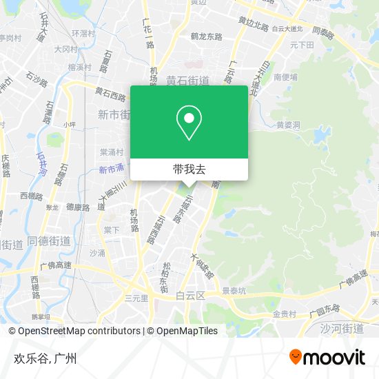 欢乐谷地图