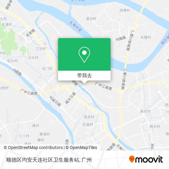 顺德区均安天连社区卫生服务站地图
