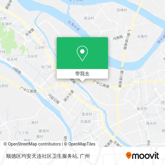 顺德区均安天连社区卫生服务站地图
