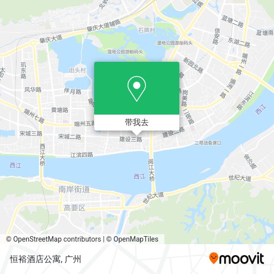 恒裕酒店公寓地图