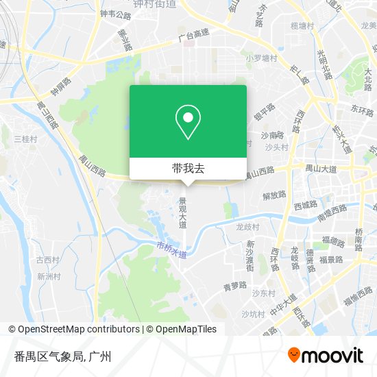 番禺区气象局地图