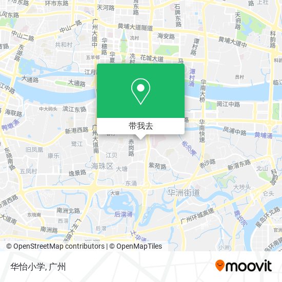 华怡小学地图