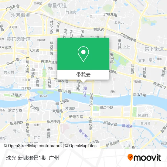 珠光·新城御景1期地图
