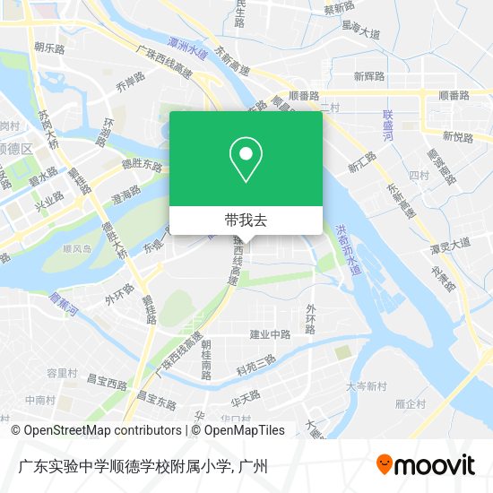 广东实验中学顺德学校附属小学地图