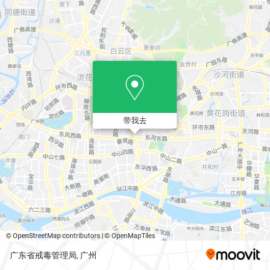 广东省戒毒管理局地图