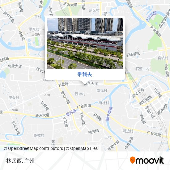 林岳西地图