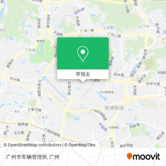 广州市车辆管理所地图