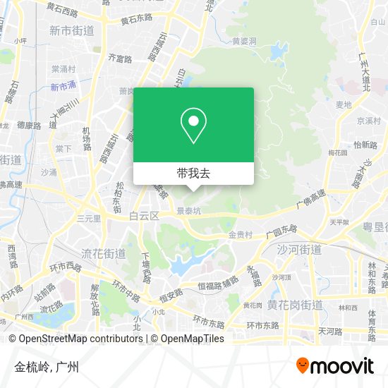 金梳岭地图
