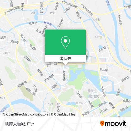 顺德大融城地图
