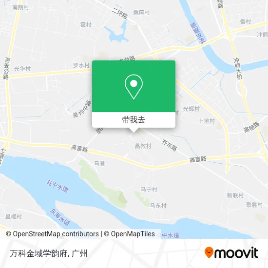 万科金域学韵府地图