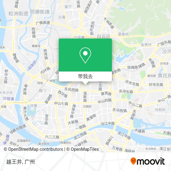 越王井地图