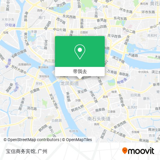 宝信商务宾馆地图
