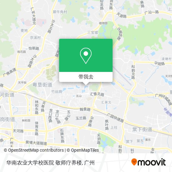 华南农业大学校医院 敬师疗养楼地图