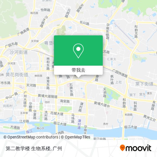 第二教学楼 生物系楼地图