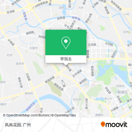凤南花园地图