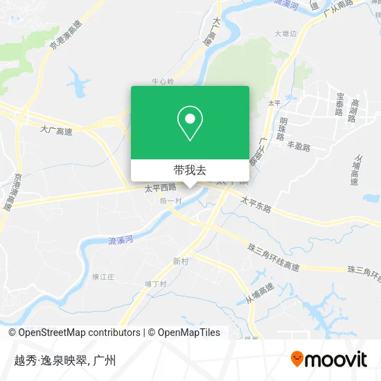 越秀·逸泉映翠地图