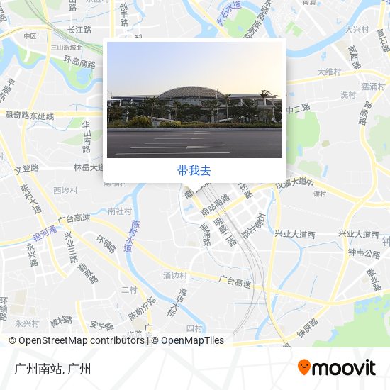 广州南站地图