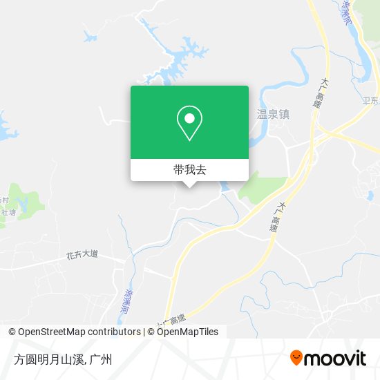 方圆明月山溪地图