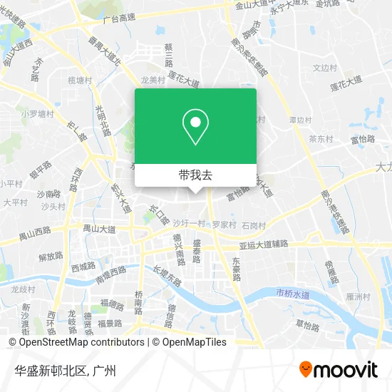 华盛新邨北区地图