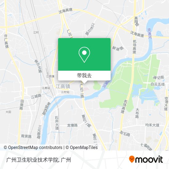 广州卫生职业技术学院地图
