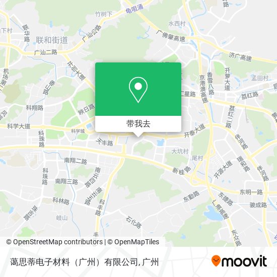 蔼思蒂电子材料（广州）有限公司地图