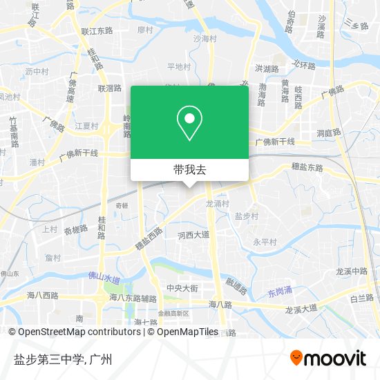 盐步第三中学地图