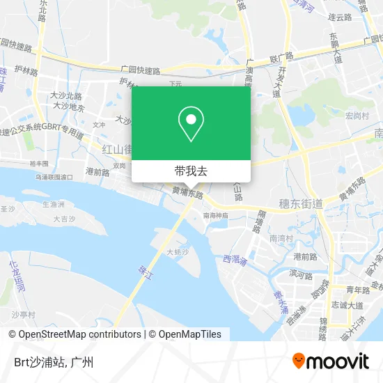 Brt沙浦站地图