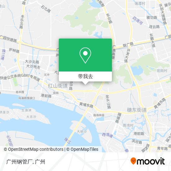 广州钢管厂地图