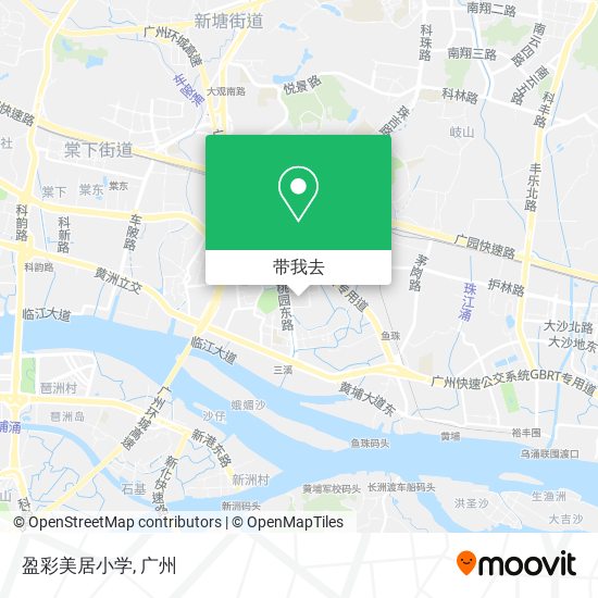盈彩美居小学地图