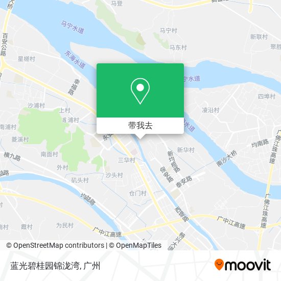 蓝光碧桂园锦泷湾地图