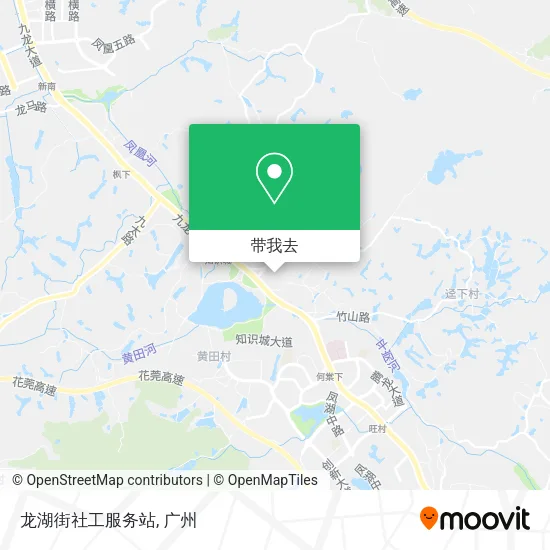 龙湖街社工服务站地图