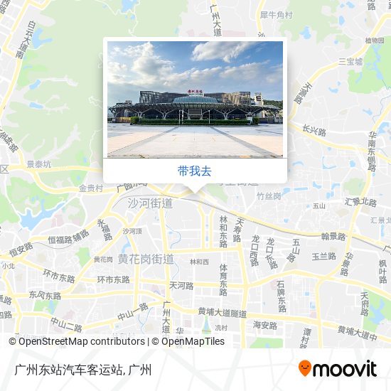 广州东站汽车客运站地图