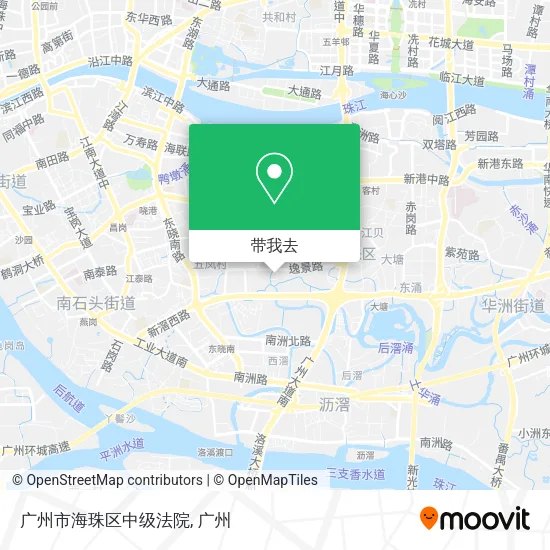 广州市海珠区中级法院地图