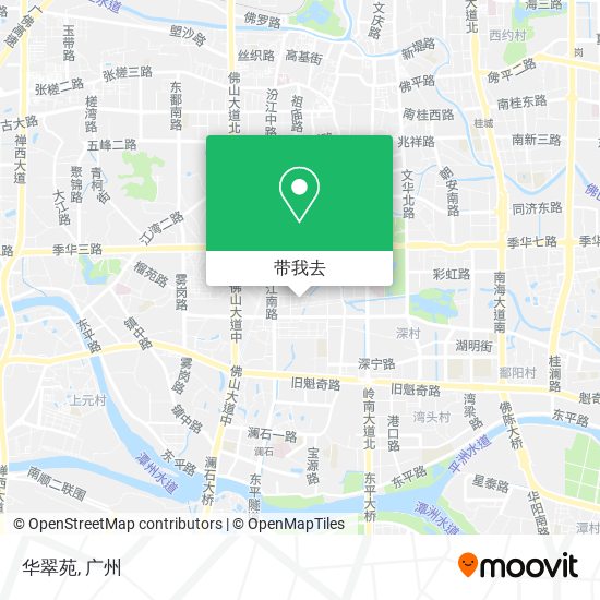 华翠苑地图