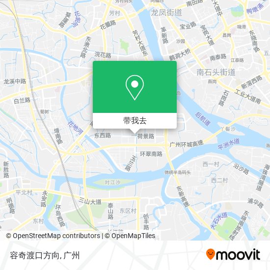 容奇渡口方向地图