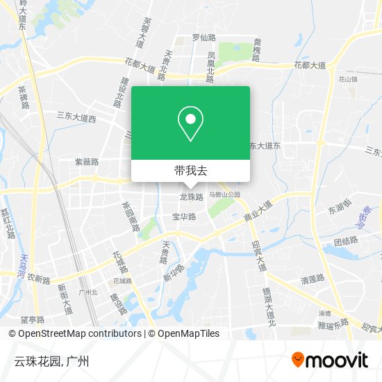 云珠花园地图