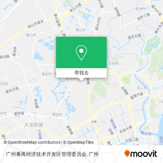 广州番禺经济技术开发区管理委员会地图