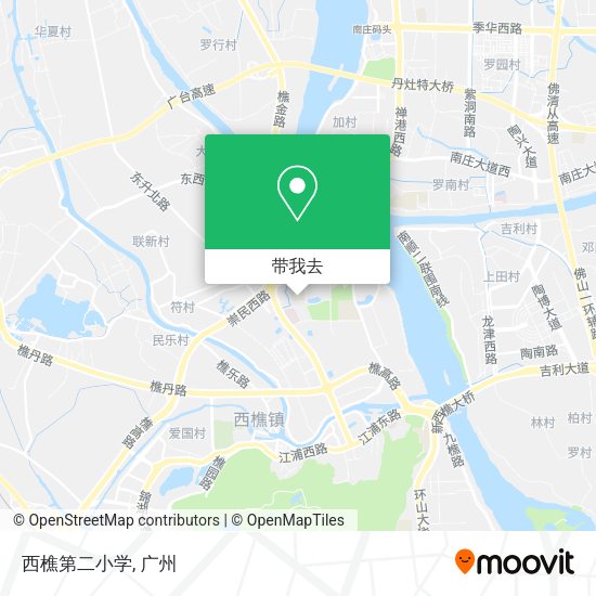 西樵第二小学地图