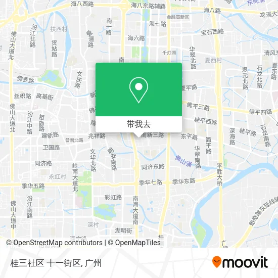 桂三社区 十一街区地图