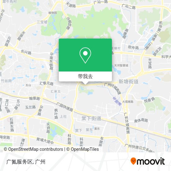 广氮服务区地图