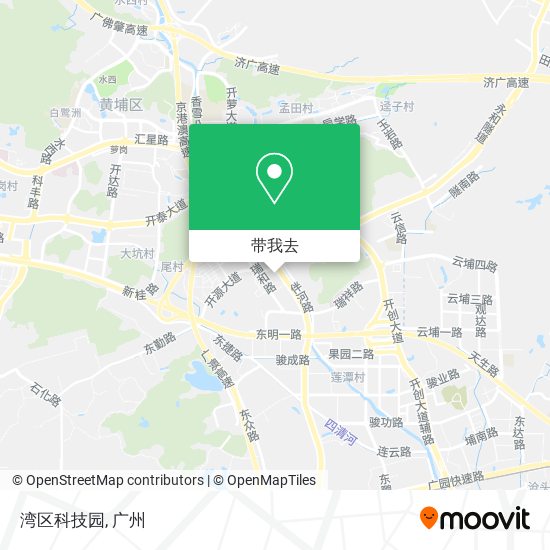 湾区科技园地图