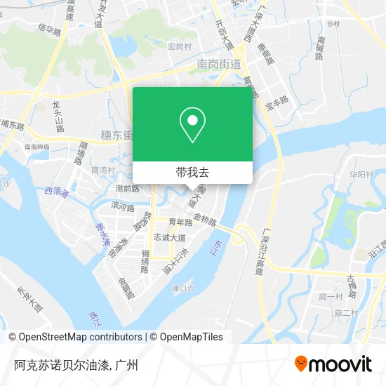 阿克苏诺贝尔油漆地图