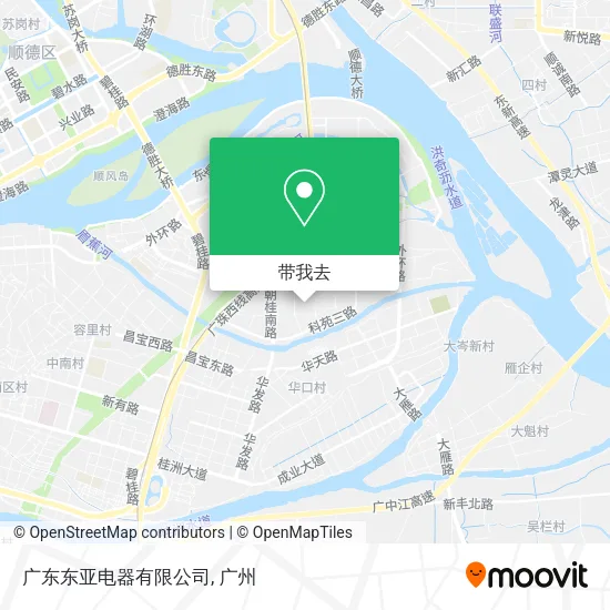 广东东亚电器有限公司地图