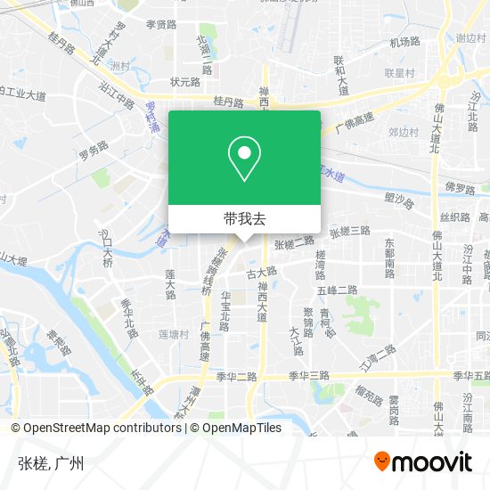 张槎地图