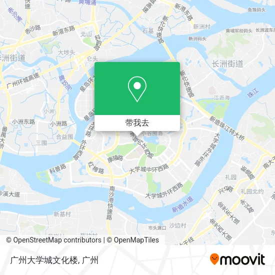 广州大学城文化楼地图